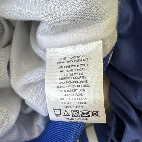 Augusta Sportswear Royal/White Satin Jacket - Size M - Picture 15 of 16